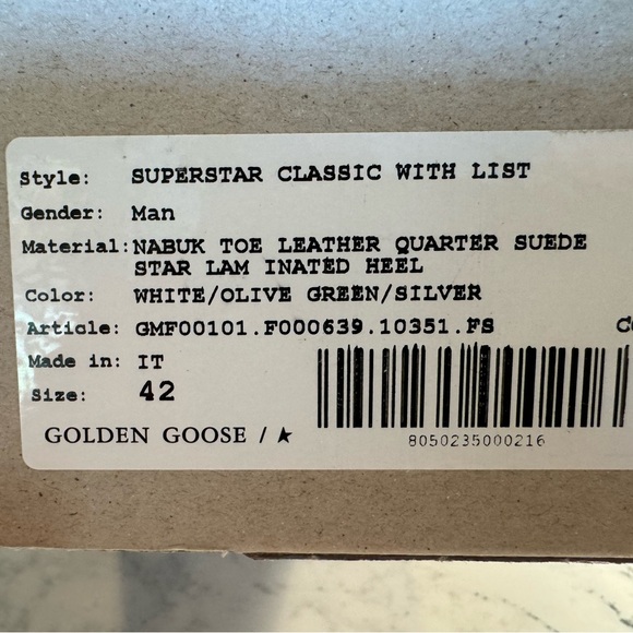 Golden Goose Superstar Classic - Men's Size 42 - Picture 9 of 12